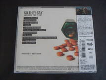 未開封CD　SO　THEY　SAY/ANTIDOTE　FOR　IRONY_画像2