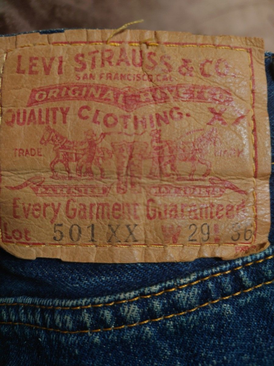 W30米国製 LEVI'S リーバイス501xx 55年復刻 バレンシア323｜PayPayフリマ