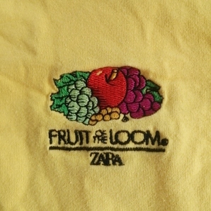 ZARA×フルーツオブザルーム 刺繍ロゴ コラボTシャツ 送料２３０円の画像4
