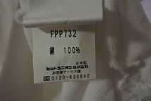 FRED PERRY フレッドペリー 半袖 鹿の子 ポロシャツ size M ホワイト トリコロール 日本製 綿100％_画像10
