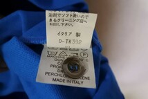 GIANFRANCO FERRE ジャンフランコフェレ 半袖 ポロシャツ size S ブルー ロゴ刺繍 イタリア製_画像10