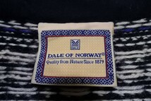 DALE OF NORWAY ウール ニット ジップアップ ブルゾン 肉厚生地 size S ノルウェー製 雪柄 ノルディック LAMPO_画像6