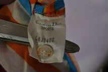 80's-90's Christian Dior SPORTS Tropical Shirts size M クリスチャンディオール オープンカラーシャツ 花柄 希少_画像8