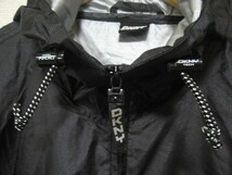 90's DKNY ACTIVE Nylon Overcoat size S ダナキャラン ナイロンコート ブラック×シルバー DKNY TECH_画像3