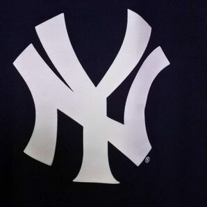 00's MLB NY ニューヨーク ヤンキース 松井秀喜 #55 Tシャツ size M ネイビー メキシコ製の画像5