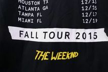 The Weeknd THE MADNESS FALL TOUR 2015 XO Tee size M ウイークエンド ツアー Tシャツ RAP TEE_画像6