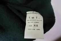 TMT BIG HOLIDAY NEW HAVEN 薄手 カットソー パーカー size XS 緑 グリーン 日本製_画像8