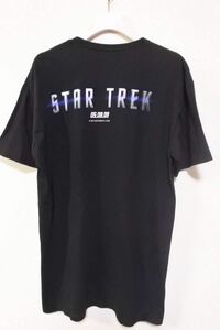 00's STAR TREK 2009 Movie Promo Tee size L スタートレック ムービー プロモ Tシャツ ブラック