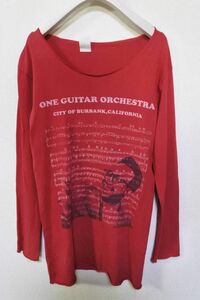 00's N.HOOLYWOOD ONE GUITAR ORCHESTRA L/S Tee size S エヌハリ 変形 カットソー Y2K