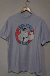 80's-90's BAD BOYS CLUB Vintage Hanes Tee size L USA製 バッドボーイズクラブ ブルドッグ Tシャツ