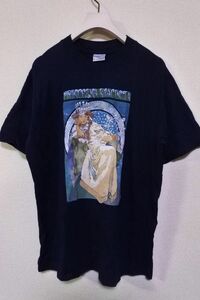 00's MUCHA TRUST 2000 PRINCESS HYACINTH Art Tee size S ミュシャ ヒヤシンス姫 Tシャツ ユーロ アート