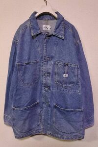 90's Calvin Klein Jeans Calvin Klein Denim coverall jacket size M USA made oversize 