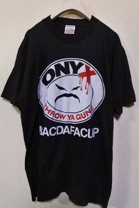 90's ONYX THROW YA GUNZ Vintage Tee size M オニックス Tシャツ RAP TEE