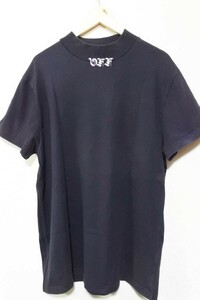 OFF-WHITE c/o VIRGIL ABLOH Oversized Tee size S オフホワイト オーバーサイズ Tシャツ ブラック ポルトガル製