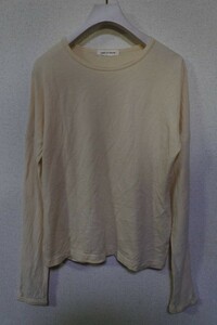 80's COMME des GARCONS LAINE WOOL TOPS AD1988 wool wool deformation cut and sewn unbleached cloth GT-050060