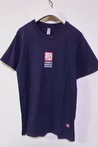 S/DOUBLE WORKSHOP Tee size S エスダブル ワークショップ Tシャツ ネイビー Shawn Stussy