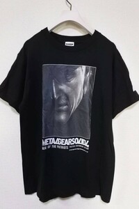 00's KONAMI METALGEARSOLID 4 WORLD TOUR 2008 Tee size M メタルギアソリッド Tシャツ コジマプロダクション