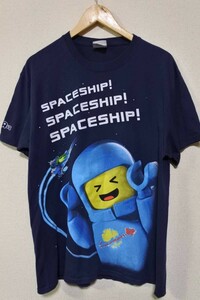 2014's THE LEGO MOVIE SPACESHIP Tee size L レゴ ムービー スペースシップ Tシャツ トイザらス