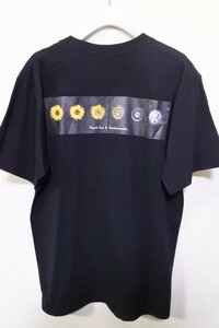 00's Volkswagen Sun Flower Wheel anvil Tee size M フォルクスワーゲン 向日葵 ホイール Tシャツ ブラック