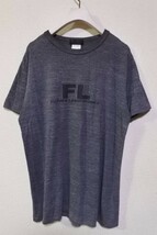 00's FUTURA LABORATORIES Tシャツ レーヨン混 size S-M 霜降り ブラック 日本製_画像1