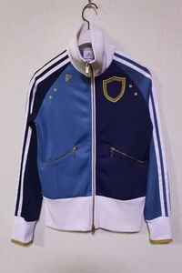 2007ss adidas SAMPLE アディダス サンプル トラックジャケット ジャージ size M ブルー×ネイビー×ホワイト×ゴールド 希少