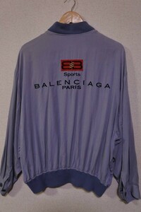 80's-90's BALENCIAGA SPORTS Bomber Jacket size L オールド バレンシアガ ジュンロン ボンバージャケット 旧ロゴ