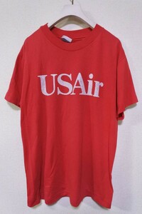90's US Air Hanes Vintage Tee size M USA製 ヘインズ Tシャツ レッド ビンテージ