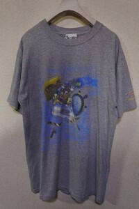 00's WALT DISNEY WORLD ディズニー ロックンローラーコースター Tシャツ size L グレー エアロスミス