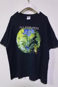 YES FLY FROM HERE TOUR 2011 GILDAN Tee size L イエス ツアー Tシャツ ブラック ROGER DEAN