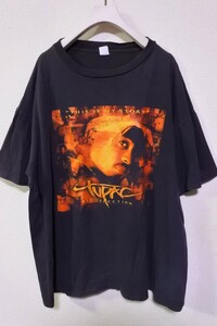 00's TUPAC RESURRECTION Vinatge Movie Tee size XL 2pac 2パック レザレクション ムービー Tシャツ RAP TEE