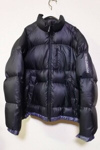 00's SALOMON Puffer Jacket size S-M サロモン ダウンジャケット ブラック アーカイブ