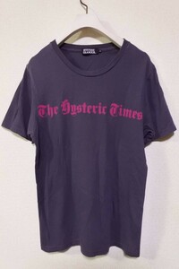 HYSTERIC GLAMOUR The Hysteric Times Tee size S ヒステリックグラマー ガール Tシャツ 日本製