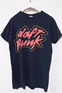 00's DAFT PUNK Bay Island Tee size XS-S ダフトパンク Tシャツ ブラック