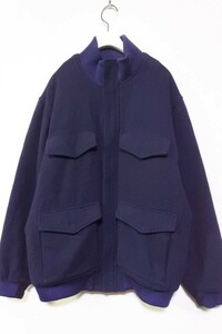 Mackdaddy Mack Daddy wool jacket cotton inside sinsa rate lining thermal M65 type size L navy made in Japan 