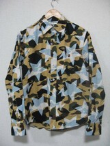 A BATHING APE BAPE Star Camo shirts エイプ 長袖シャツ size S スターカモ 迷彩_画像1