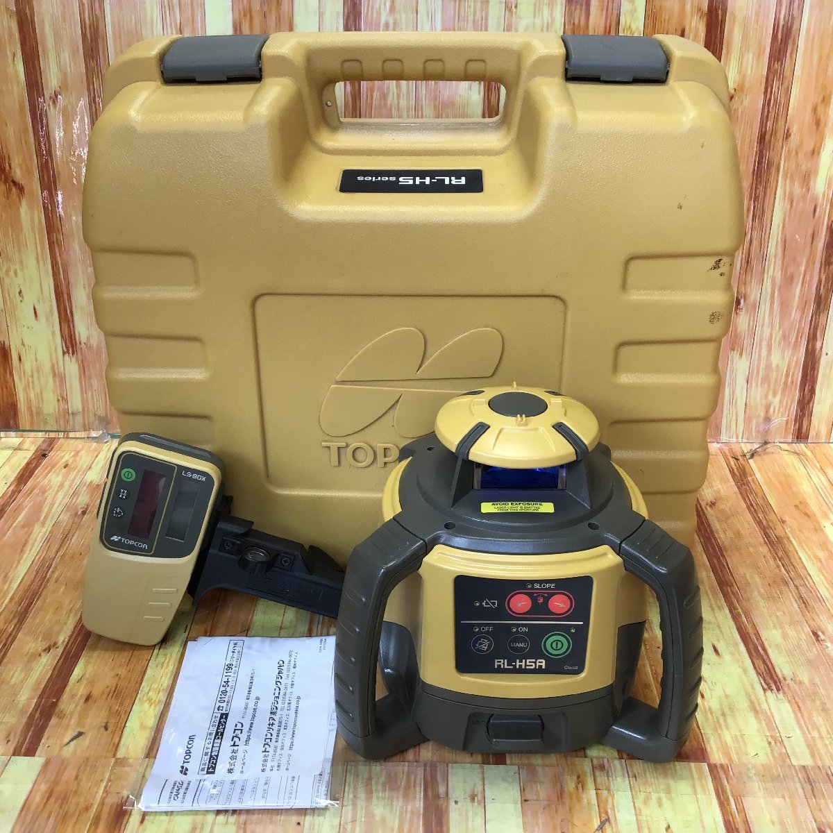 訳あり】 ◇TOPCON 現状ジャンク品◇7295 中古 レーザー製品 ケース ...