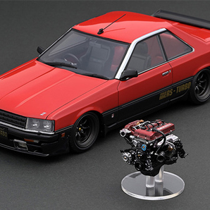 IG2347 WEB限定 イグニッションモデル 1/18 ニッサン スカイライン 2000 RS ターボ エンジン付き Skyline 2000 RS-Turbo R30 With Engineの画像1