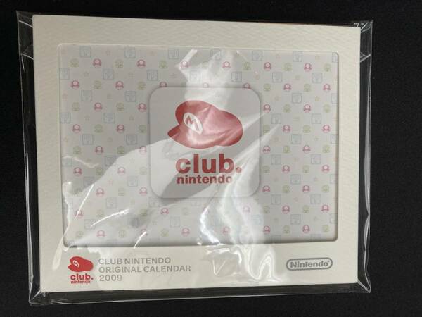 【未開封】クラブニンテンドー カレンダー 2009 任天堂 非売品 会員特典 未使用 club nintendo