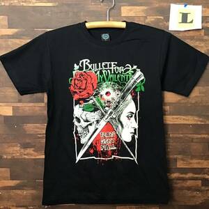 ブレット・フォー・マイ・ヴァレンタイン　Tシャツ　L サイズ　ロックバンド　Bullet for My Valentine