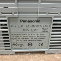 Panasonic　パナソニック　AFPX-E30T　FP-X 増設I/Oユニット　通電確認済み　C-492_画像7