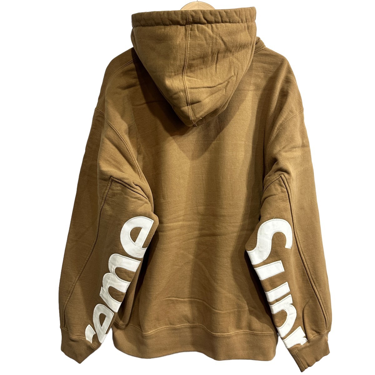 激レア XL ブラウン supreme シュプリーム パーカー デビル ツノ 茶