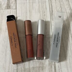 M・A・C マック リップガラス 2本セット ウッド ラザー ラウンジ ボワヤー イズ ミー リップグロス 口紅 リキッドリップ