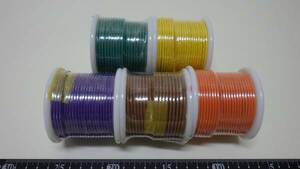  vinyl isolation electric wire : UL1015 #20, #22, #24 selection ..1 piece 