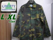 期間限定値下げ!! 輸入品 liberty rugged outdoor gear 迷彩つなぎ 長袖つなぎ カバーオール 迷彩 戦闘服 Lサイズ L 中綿 裏キルト 防寒_画像1