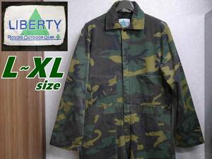 期間限定値下げ!! 輸入品 liberty rugged outdoor gear 迷彩つなぎ 長袖つなぎ カバーオール 迷彩 戦闘服 Lサイズ L 中綿 裏キルト 防寒