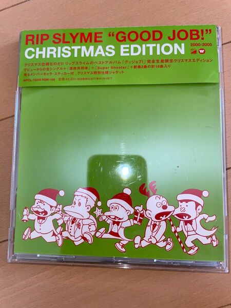 【匿名発送】リップスライム RIP SLYME/"GOOD JOB!"CHRISTMAS EDITION ベスト盤CD