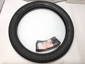 5439 ダンロップ DUNLOP D107F 2.50-17 38L バイクタイヤ タイヤチューブセット 新品 17インチ