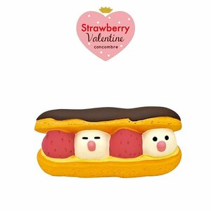 【ゴールドクーポン対応】　コンコンブル　いちごチョコエクレア　Strawberry Valentine　デコレ　DECOLE concombre エクレア バレンタイン