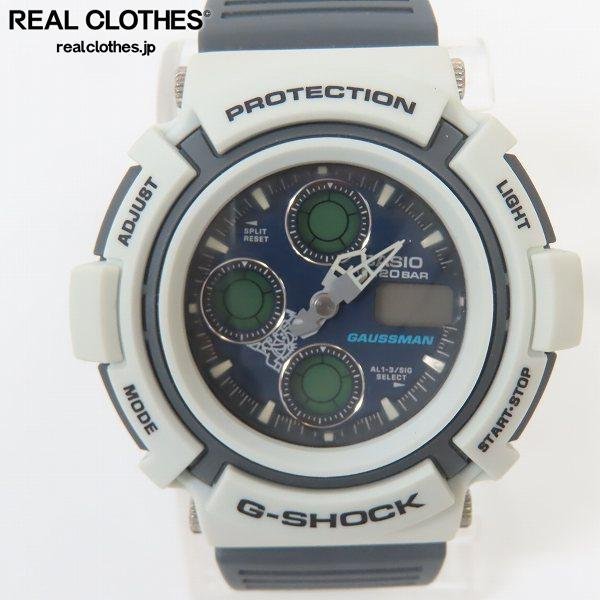 超美品超美品G-SHOCK AW-571ガウスマン 腕時計(デジタル) 美品 CASIO G-SHOCK ガウスマン