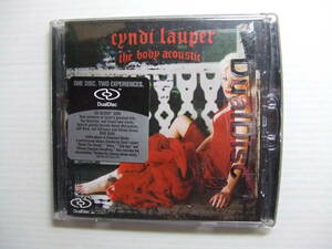 DualDisc(CD/DVD)★シンディ・ローパー/THE BODY ACOUSTIC 　Cyndi Lauper　輸入盤★8枚まで同梱送料160円